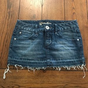 2000’s Vintage Guess JeansMicro Mini  Denim Skirt